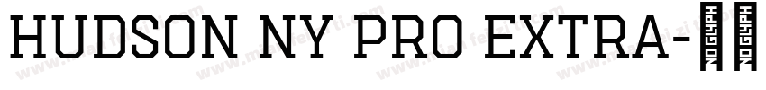 Hudson NY Pro Extra字体转换